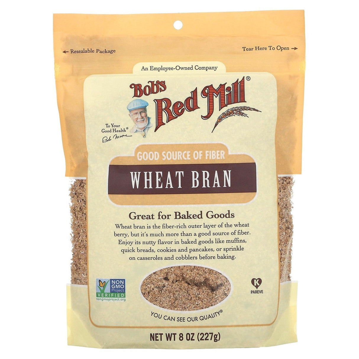 Bob's Red Mill, Wheat Bran, 8 oz (227 g) - Supply Center USA