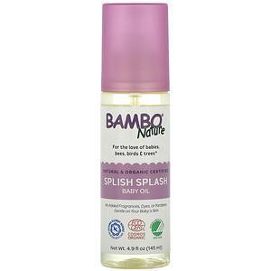 Bambo Nature, Splish Splash Baby Oil, 4.9 fl oz (145 ml) - Supply Center USA