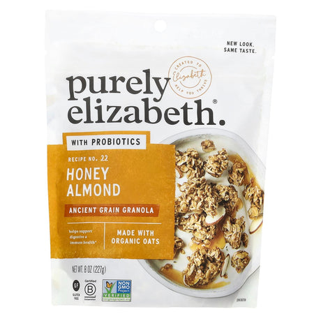 Purely Elizabeth, Ancient Grain Granola With Probiotics, Honey Almond, 8 oz (227 g) - Supply Center USA