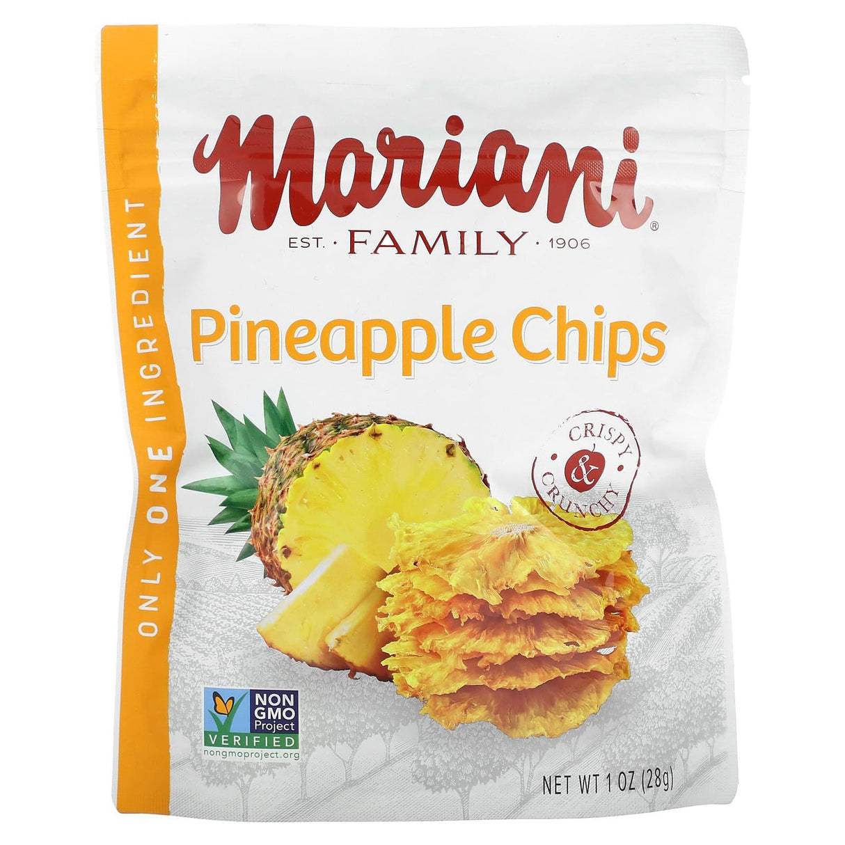 Mariani Dried Fruit, Mango Chips, 1 oz (28 g) - Supply Center USA