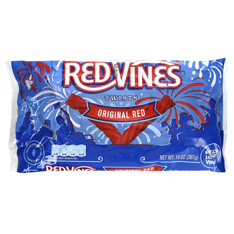 Red Vines, Twists, Black Licorice, 14 oz (397 g) - Supply Center USA