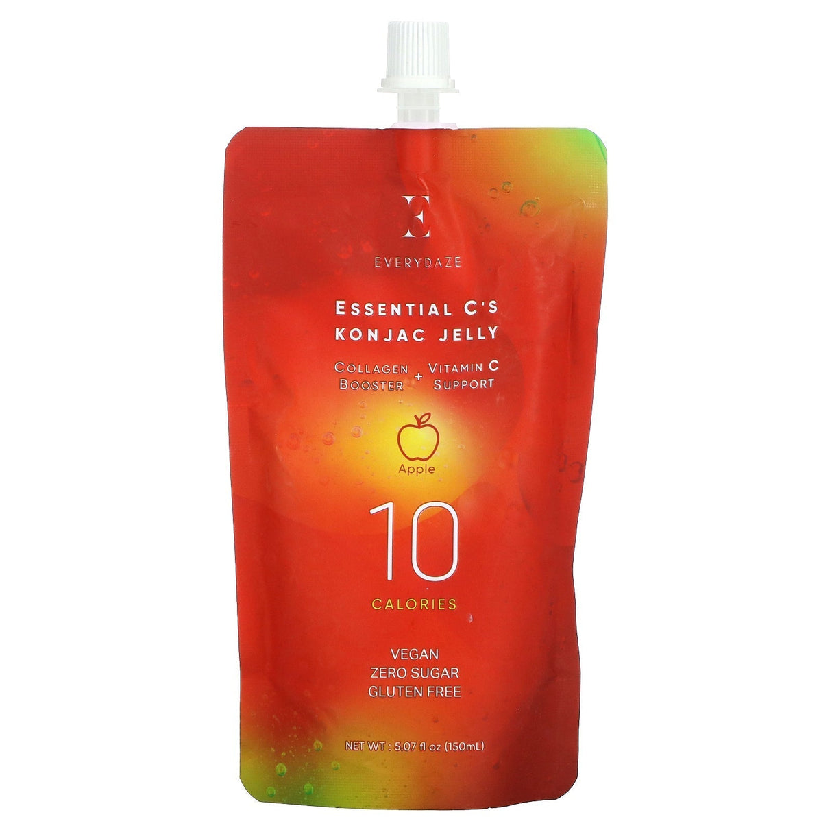 Everydaze, Essential C's Konjac Jelly, Peach, 5.07 fl oz (150 ml) - Supply Center USA