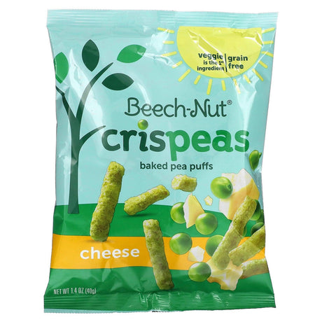 Beech-Nut, Crispeas, Baked Pea Puffs, 12 Months +, Cheese, 1.4 oz (40 g) - Supply Center USA