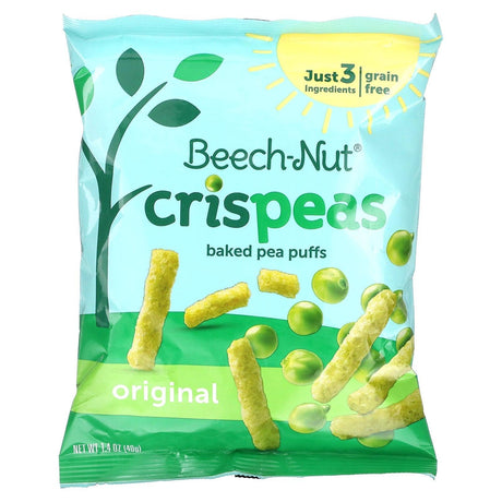 Beech-Nut, Crispeas, Baked Pea Puffs, 12+ Months, Original, 1.4 oz (40 g) - Supply Center USA