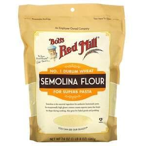 Bob's Red Mill, Semolina Flour, 24 oz (680 g) - HealthCentralUSA