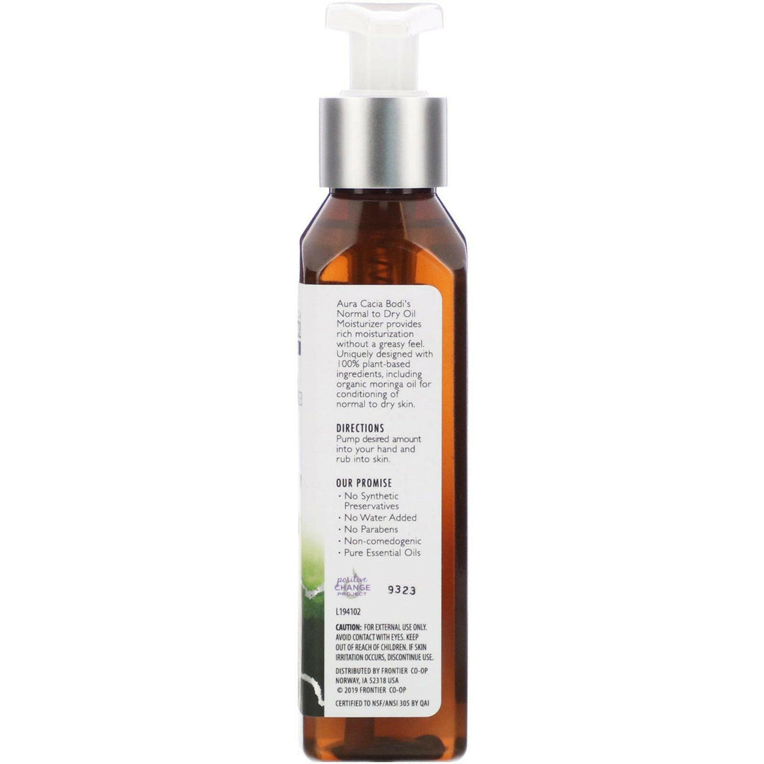 Aura Cacia, Bodi, Oil Moisturizer, Normal to Dry, 4 fl oz (118 ml) - HealthCentralUSA