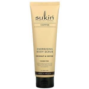 Sukin, Energising Body Scrub, Coconut & Coffee, 6.76 fl oz (200 ml) - HealthCentralUSA