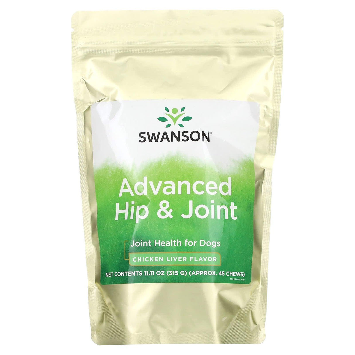 Swanson, Advanced Hip & Joint, For Dogs, Chicken Liver, 45 Chews, 11.11 oz (315 g) - Supply Center USA