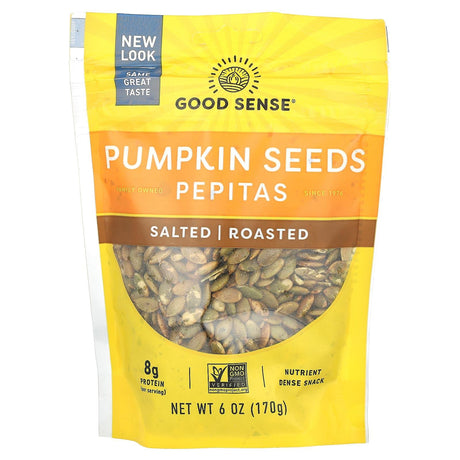 Good Sense, Pumpkin Seeds Pepitas, Salted, Roasted, 6 oz (170 g) - Supply Center USA