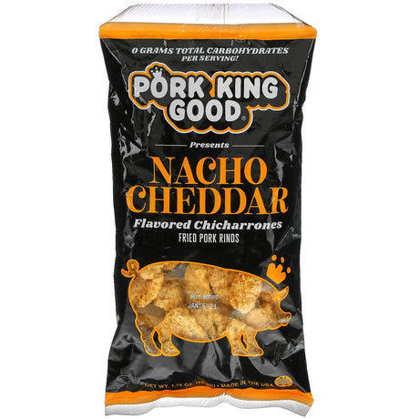 Pork King Good, Flavored Chicharrones, Dill Pickle, 1.75 oz (49.5 g) - Supply Center USA