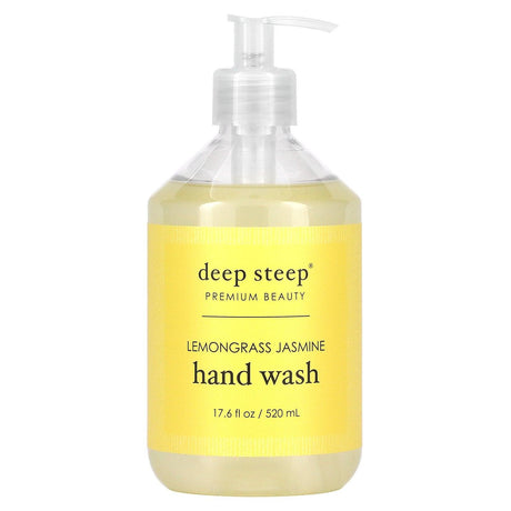 Deep Steep, Hand Wash, Grapefruit Bergamot, 17.6 fl oz (520 ml) - Supply Center USA