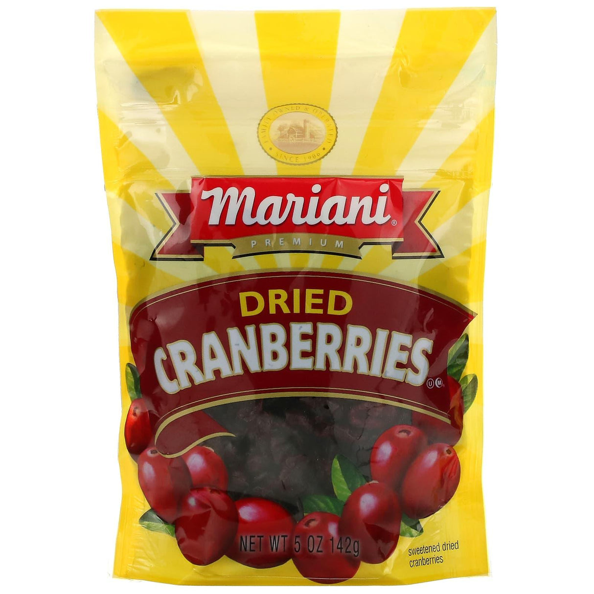 Mariani Dried Fruit, Premium Wild Blueberries, 3.5 oz (99 g) - Supply Center USA