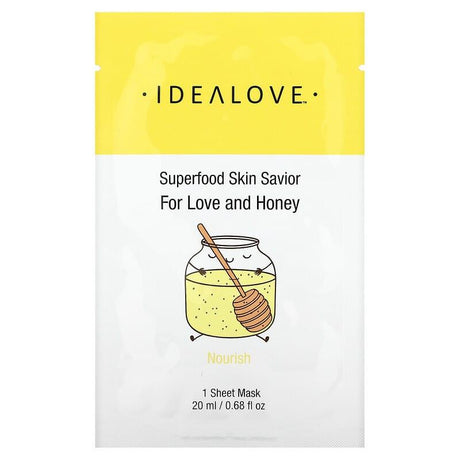 Idealove, Superfood Skin Savior, Acai You Checking Me Out, 1 Beauty Sheet Mask, 0.68 fl oz (20 ml) - Supply Center USA