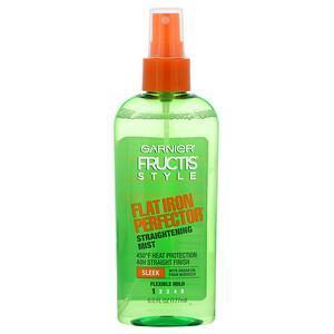 Garnier, Fructis Style, Flat Iron Perfector Straightening Mist, 6 fl oz (177 ml) - Supply Center USA