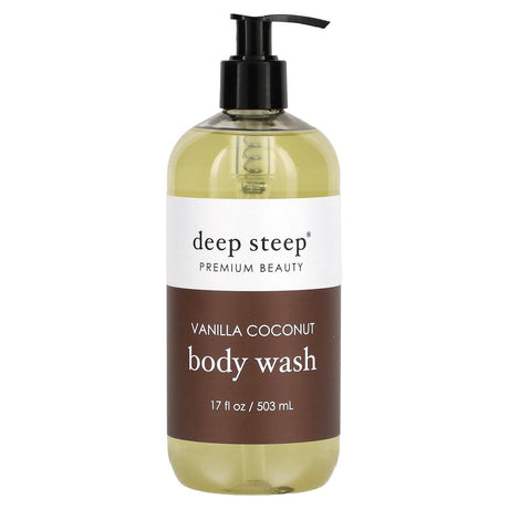 Deep Steep, Body Wash, Brown Sugar Vanilla, 17 fl oz (503 ml) - Supply Center USA