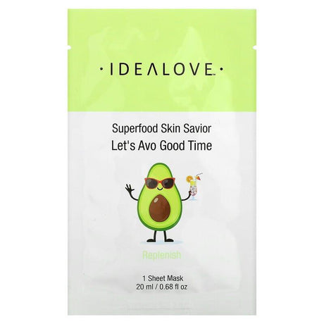 Idealove, Superfood Skin Savior, Almond Love with You, 1 Beauty Sheet Mask, 0.68 fl oz (20 ml) - Supply Center USA