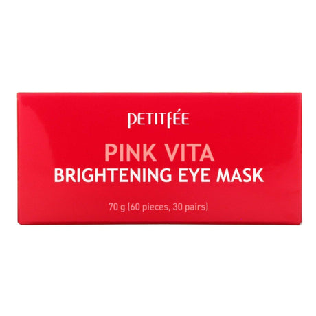 Petitfee, Pink Vita Brightening Eye Mask, 60 Pieces (70 g) - Supply Center USA