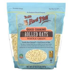 Bob's Red Mill, Quick Cooking Rolled Oats, 32 oz (907 g) - HealthCentralUSA