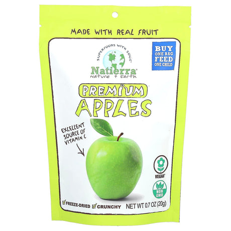 Natierra, Premium Freeze Dried Apples, 0.7 oz (20 g) - Supply Center USA