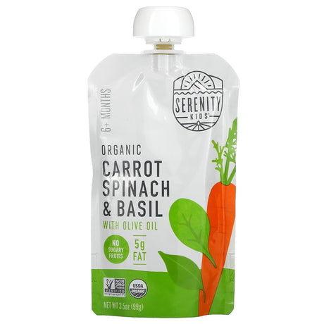 Serenity Kids, Salmon with Organic Butternut Squash & Beet, 6+ Months, 3.5 oz (99 g) - Supply Center USA