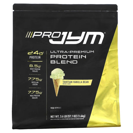 JYM Supplement Science, Ultra-Premium Protein Blend, Tahitian Vanilla Bean, 3.6 lb (1.6 kg) - Supply Center USA