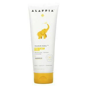 Alaffia, Baobab Baby, Face & Body Creme, Chamomile, 8 fl oz (236 ml) - Supply Center USA