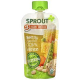 Sprout Organic, Baby Food, 8 Months & Up, Sweet Pea, Carrot, Corn And White Bean, 4 oz ( 113 g) - Supply Center USA