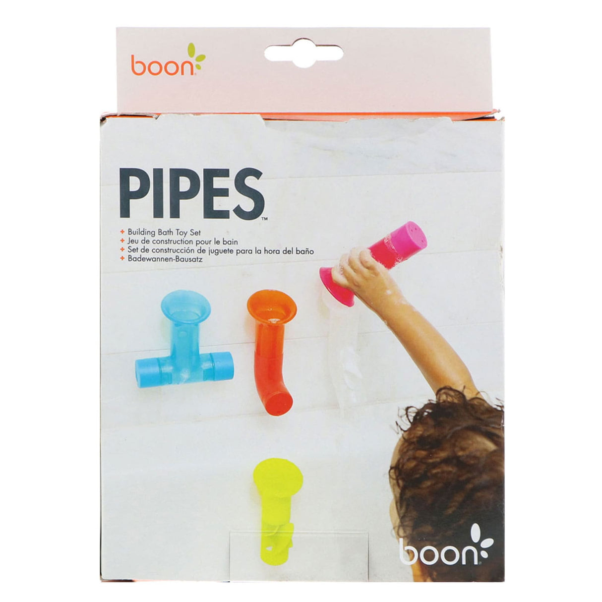 Boon, Pipes, Building Bath Toy Set, 12+ Months, 5 Bath Toys