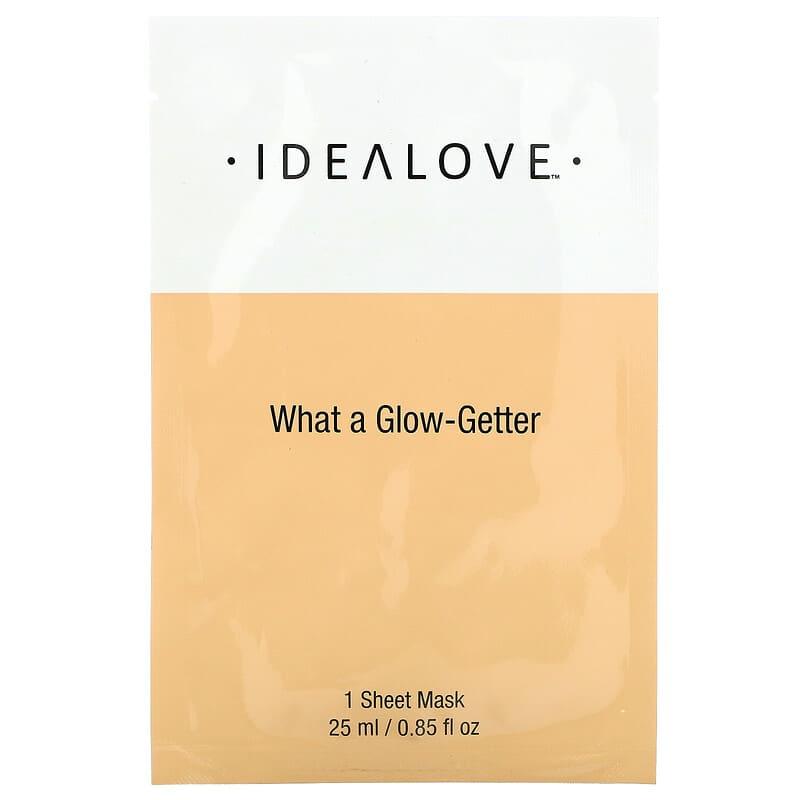 Idealove, Purple Flower Power, 1 Beauty Sheet Mask, 0.85 fl oz (25 ml) - Supply Center USA