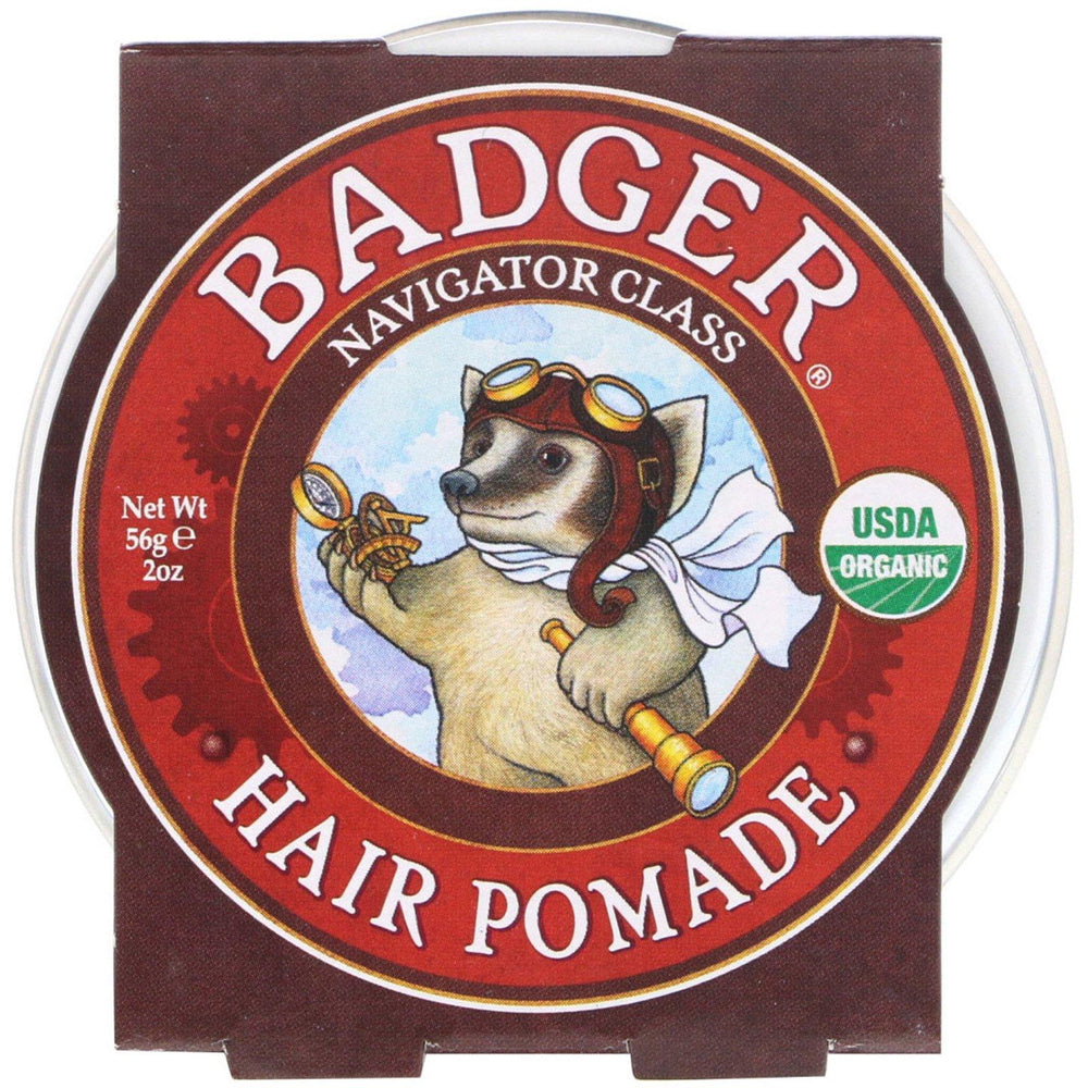 Badger Company, Organic, Hair Pomade, Navigator Class, 2 oz (56 g) - HealthCentralUSA