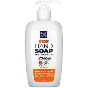 Kiss My Face, Kids Hand Soap, Citrus, 9 fl oz (266 ml) - Supply Center USA