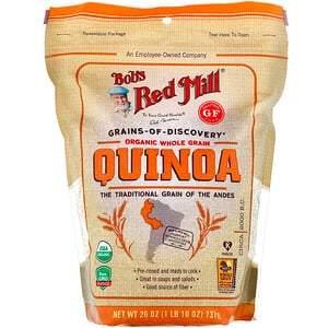 Bob's Red Mill, Organic Whole Grain Quinoa, Gluten Free, 26 oz (737 g) - HealthCentralUSA