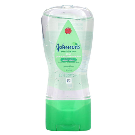 Johnson & Johnson, Oil Gel, Aloe & Vitamin E, 6.5 fl oz (192 ml) - Supply Center USA