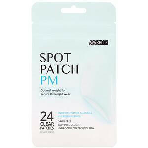 Avarelle, Spot Patch PM, 24 Clear Patches - HealthCentralUSA