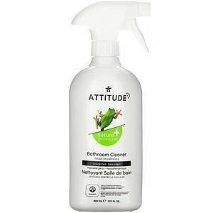 ATTITUDE, Bathroom Cleaner, Unscented, 27.1 fl oz ( 800 ml) - HealthCentralUSA