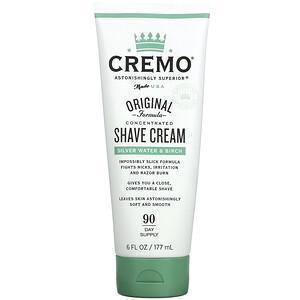 Cremo, Original Formula Concentrated Shave Cream, Silver Water & Birch, 6 fl oz (177 ml) - Supply Center USA