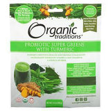 Organic Traditions, Probiotic Super Greens with Turmeric, 3.5 oz (100 g) - Supply Center USA