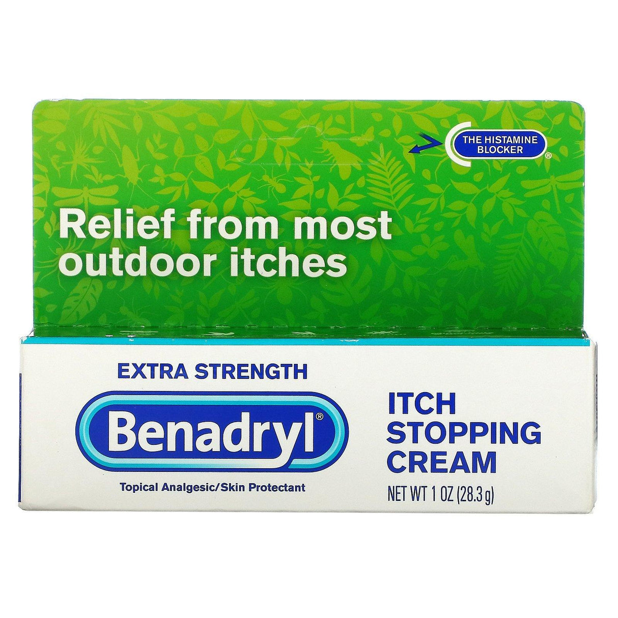 Benadryl, Extra Strength, Itch Stopping Cream, 1 oz (28.3 g) - Supply Center USA