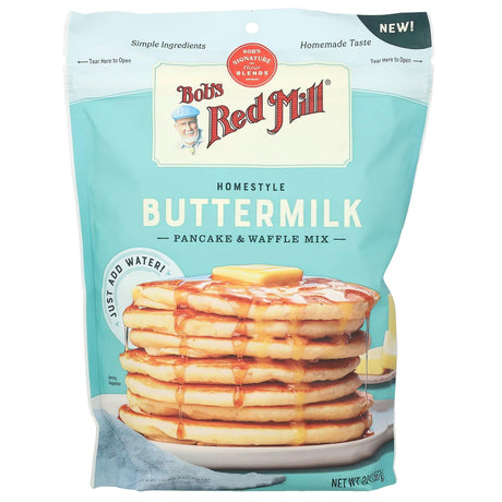 Bob's Red Mill, Homestyle Buttermilk Pancake & Waffle Mix, 20 oz (567 g) - Supply Center USA