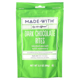 Made With, Dark Chocolate Bites, Smoked Sea Salt with Rosemary , 3.5 oz (99 g) - Supply Center USA