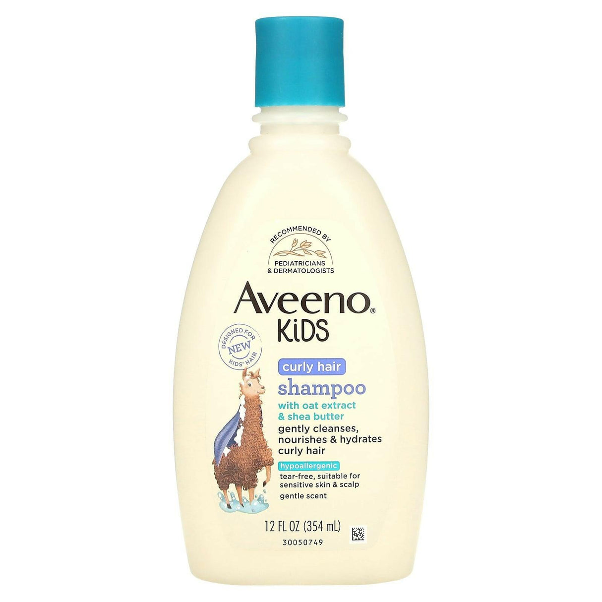 Aveeno, Kids, Curly Hair Shampoo with Oat Extract & Shea Butter, 12 fl oz (354 ml) - Supply Center USA