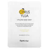 Farmstay, Citrus Yuja, Vitalizing Beauty Mask Sheet, 1 Sheet, 0.77 fl oz (23 ml) - Supply Center USA