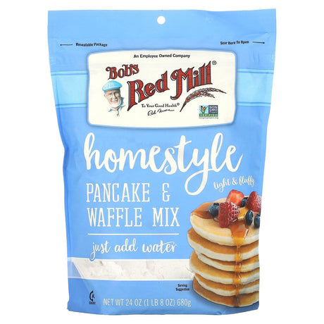 Bob's Red Mill, Homestyle Pankcake & Waffle Mix, 1 lb 8 oz (680 g) - Supply Center USA