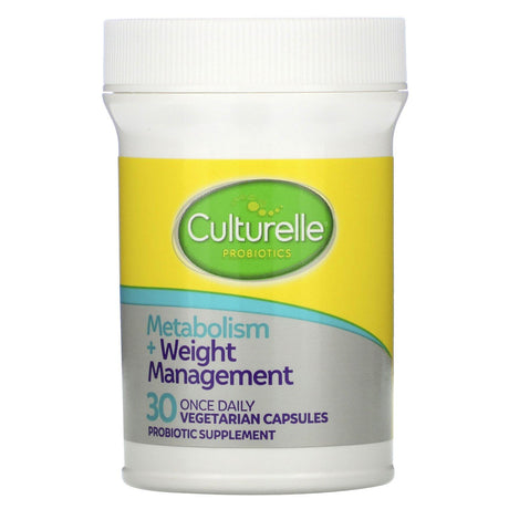 Culturelle, Probiotics, Metabolism + Weight Management, 12 Billion CFU, 30 Vegetarian Capsules - Supply Center USA