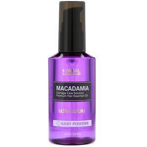 Kundal, Macadamia, Ultra Serum, Baby Powder, 3.4 fl oz (100 ml) - Supply Center USA