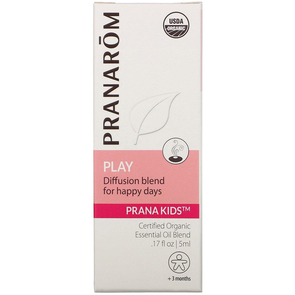 Pranarom, PRANA KIDS, Essential Oil, Play, +3 Months, .17 fl oz (5 ml) - Supply Center USA