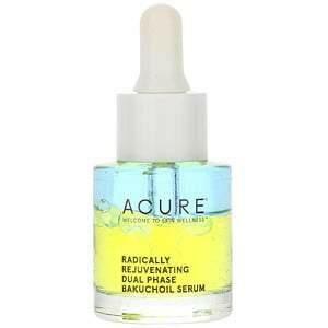 Acure, Radically Rejuvenating Dual Phase Bakuchiol Serum, 0.67 fl oz (20 ml) - Supply Center USA