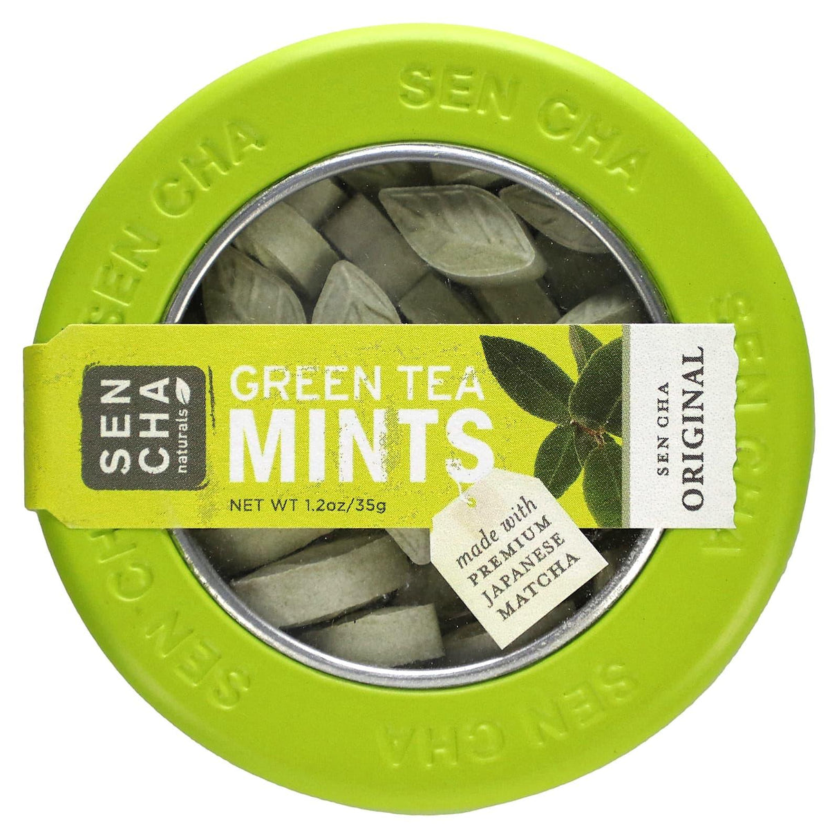 Sencha Naturals, Artisan Edition Green Tea Mints, Cherry Blossom, 1.2 oz (35 g) - Supply Center USA