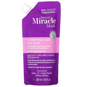 Marc Anthony, Instant Miracle Mask, Detoxifying Clay Hair Mask, 6.8 fl oz (200 ml) - Supply Center USA