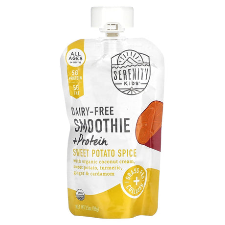 Serenity Kids, Dairy-Free Smoothie + Protein, All Ages 6+ Months, Beet & Carrot, 3.5 oz (99 g) - Supply Center USA